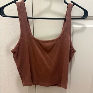 Stylish Women's Brown Tank Top